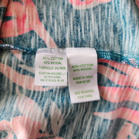 Lilly Pulitzer Dress Womens XL Floral Maxi Tank Essie Tidal Wave It's Prime Time - Picture 5 of 11